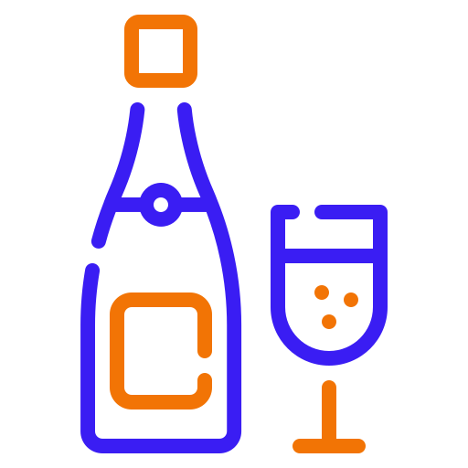 Champagne Generic color outline icon
