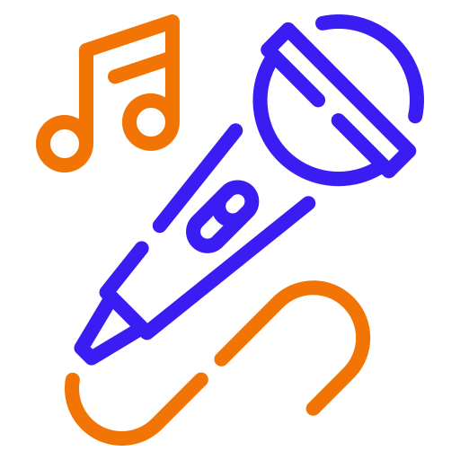 Karaoke Generic color outline icon