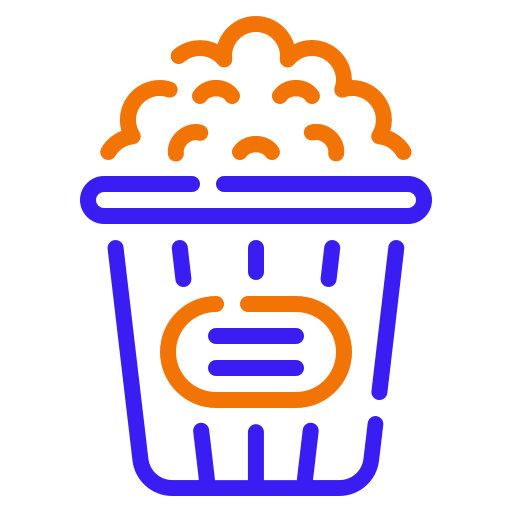 popcorn Generic color outline icon