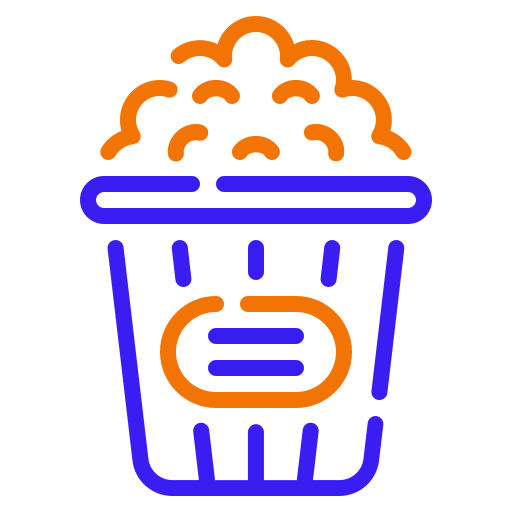 ポップコーン Generic color outline icon