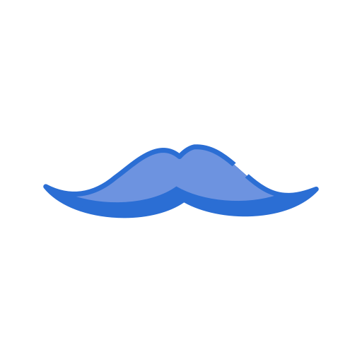 Moustache Generic color lineal-color icon