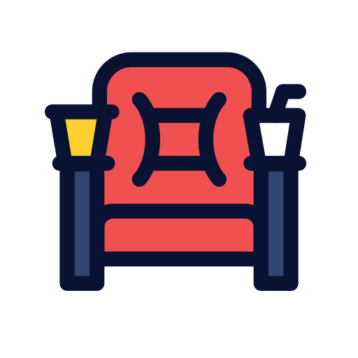 sedile del cinema Generic color lineal-color icona
