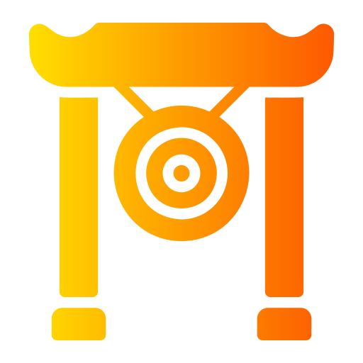 gong Generic gradient fill icono