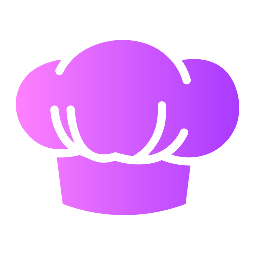cappello da cuoco Generic gradient fill icona