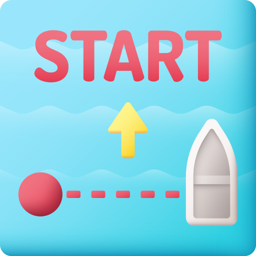 Start line 3D Color icon