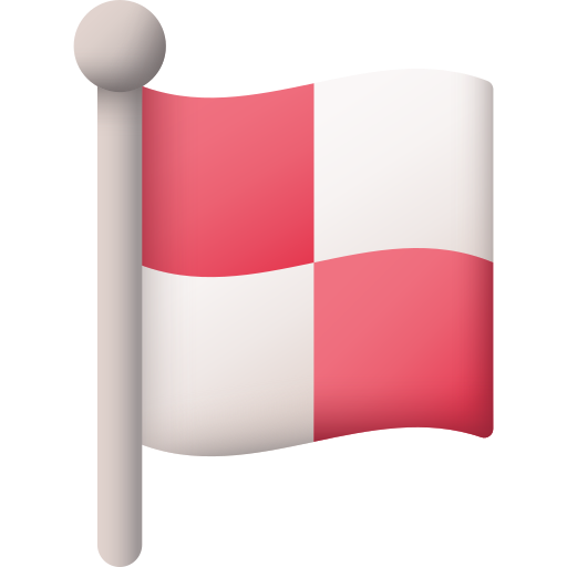 bandera u 3D Color icono