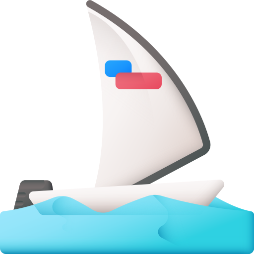 帆船 3D Color icon