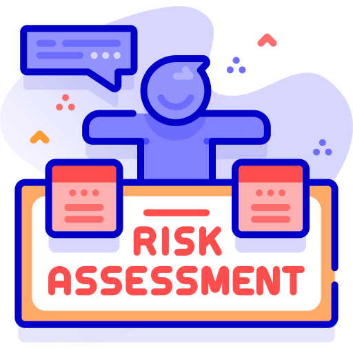 Risk assessment Special Ungravity Lineal color icon