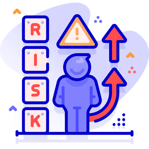 Risk assessment Special Ungravity Lineal color icon