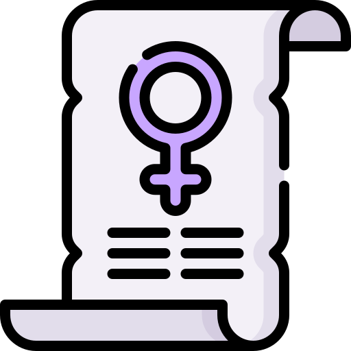 vrouwenrechten Special Lineal color icoon