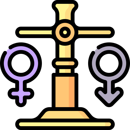Gender equality Special Lineal color icon