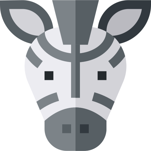 zebra Basic Straight Flat icon