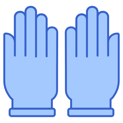 rękawice Flaticons Lineal Color ikona