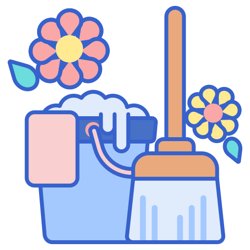 czyszczenie Flaticons Lineal Color ikona