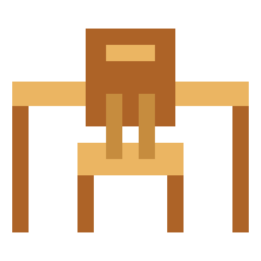 stoel Smalllikeart Flat icoon