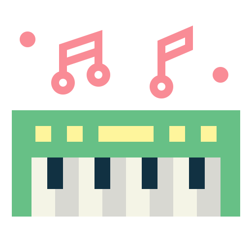 Piano Smalllikeart Flat icono