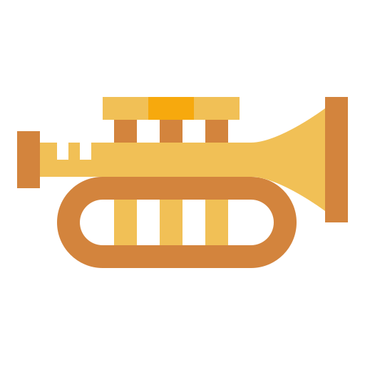 Trompeta Smalllikeart Flat icono