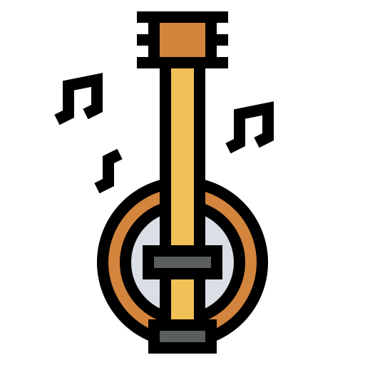 Banjo Smalllikeart Lineal Color icon