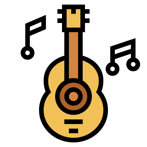 chitarra Smalllikeart Lineal Color icona