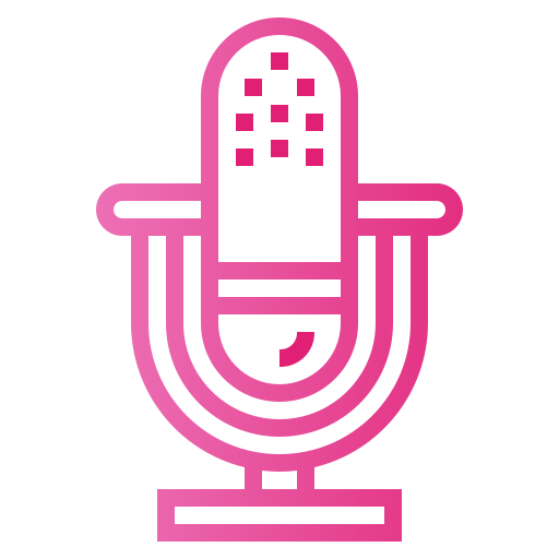 microfono Smalllikeart Gradient icona