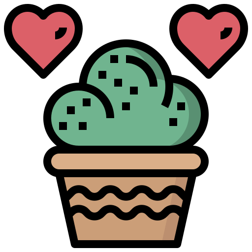 Cupcake Surang Lineal Color icon