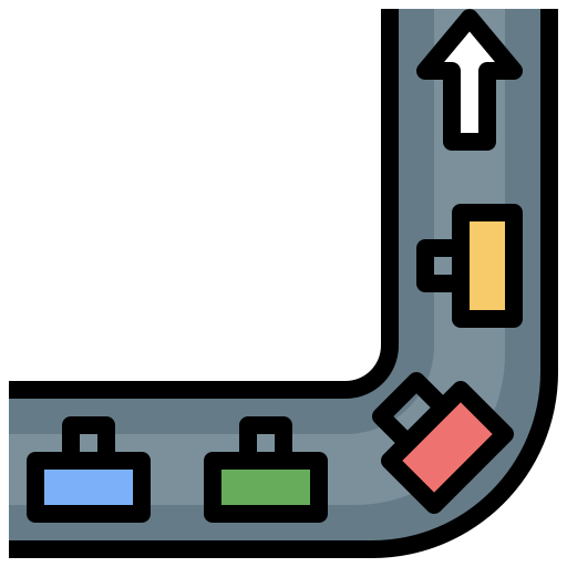 Conveyor belt Surang Lineal Color icon