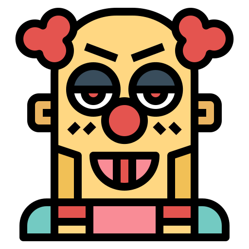 clown Smalllikeart Lineal Color icon