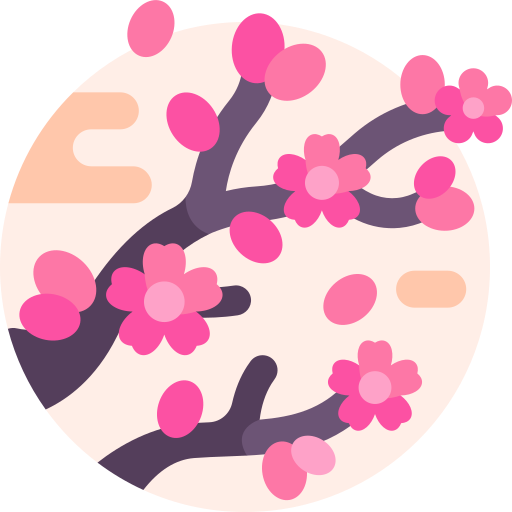 Sakura Detailed Flat Circular Flat icon