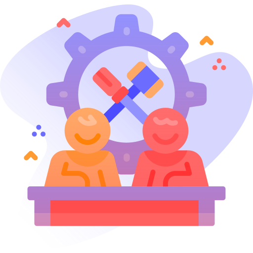 Working together Special Ungravity Gradient icon