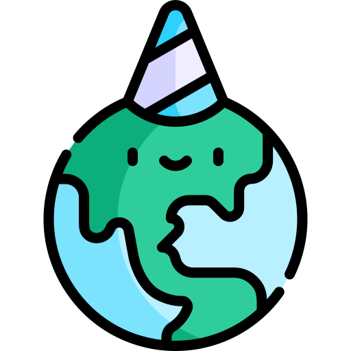 Mother earth day Kawaii Lineal color icon