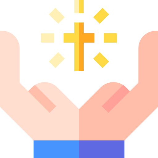 christentum Basic Straight Flat icon
