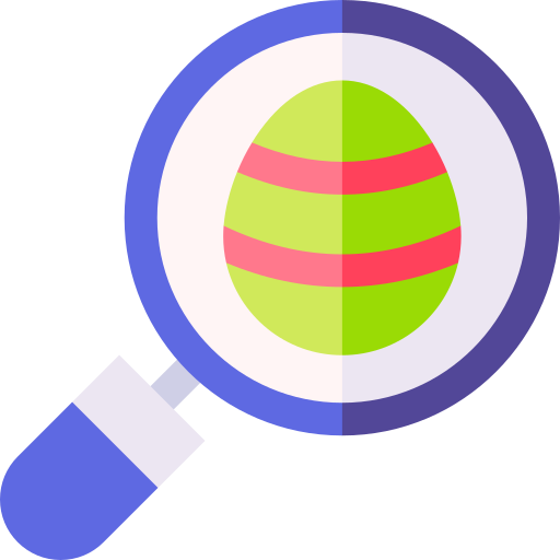 Egg hunt Basic Straight Flat icon
