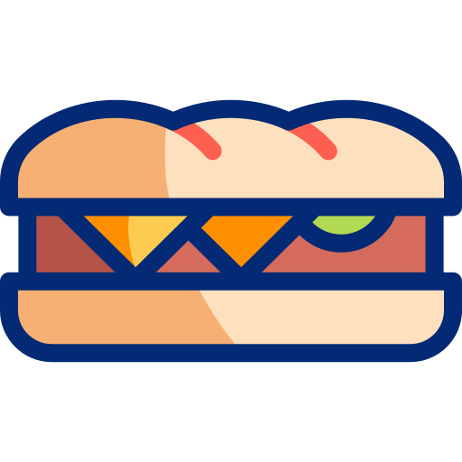 sandwich Basic Accent Lineal Color icon