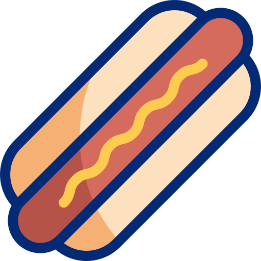 hotdog Basic Accent Lineal Color icon