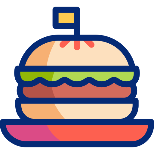 Бургер Basic Accent Lineal Color иконка