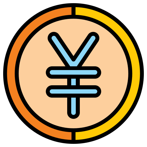 Yen Generic color lineal-color icon