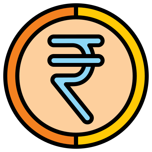 rupia Generic color lineal-color icono