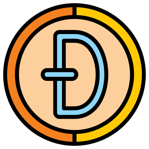 dogecoin Generic color lineal-color icono