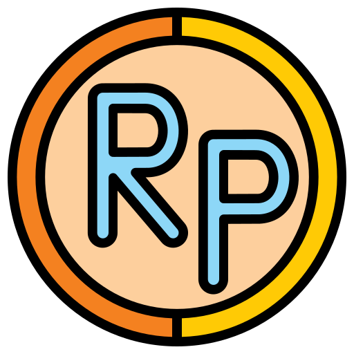 rupia indonesia Generic color lineal-color icono