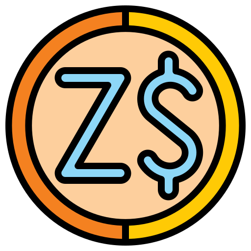 Zimbabwe dollar Generic color lineal-color icon