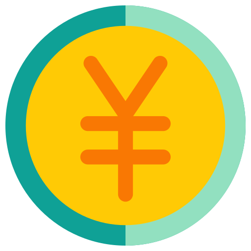 yen Generic color fill icona