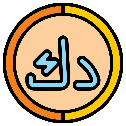 dinar kuwejcki Generic color lineal-color ikona