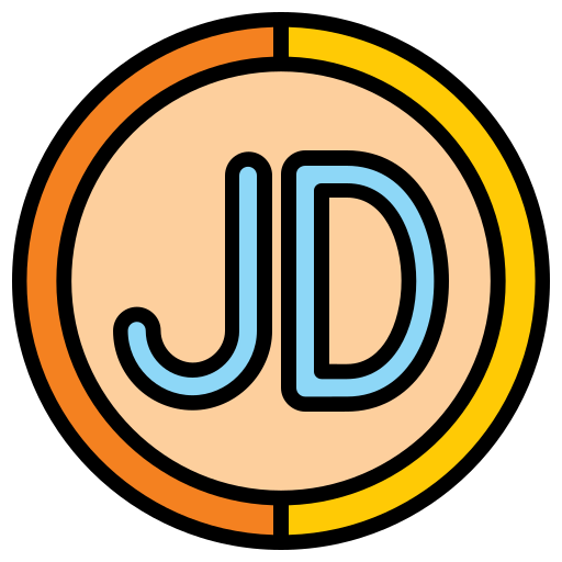 Иорданский динар Generic color lineal-color иконка