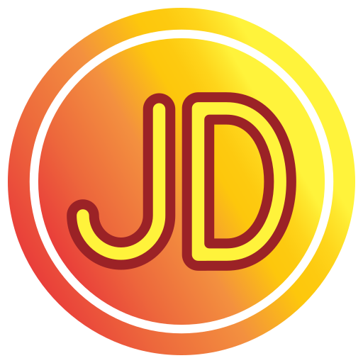 dinar jordański Generic gradient lineal-color ikona