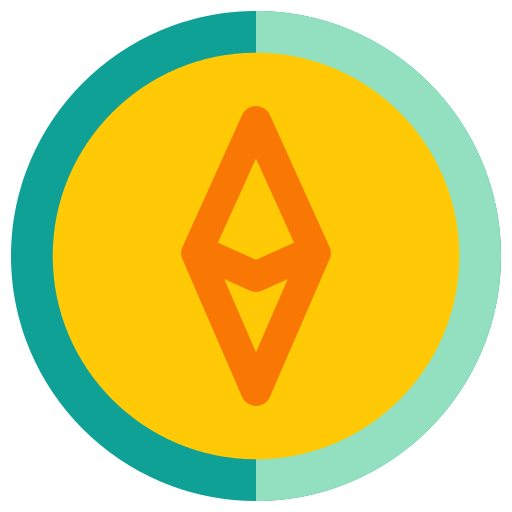 ethereum Generic color fill icoon