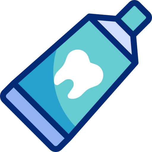 Toothpaste Basic Accent Lineal Color icon