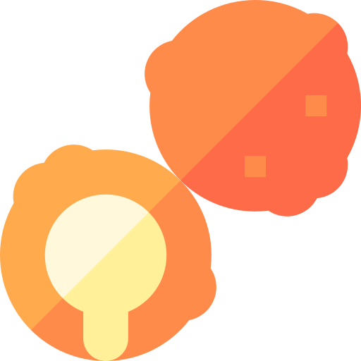 Cheese balls Basic Straight Flat icon