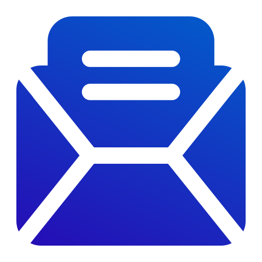 e-mail Generic gradient fill icona