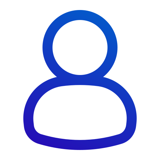 Person Generic gradient outline icon