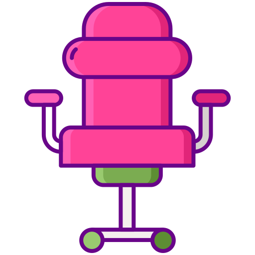 Chair Flaticons Lineal Color icon